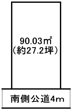 Compartment figure. Land price 21,575,000 yen, Land area 90.03 sq m