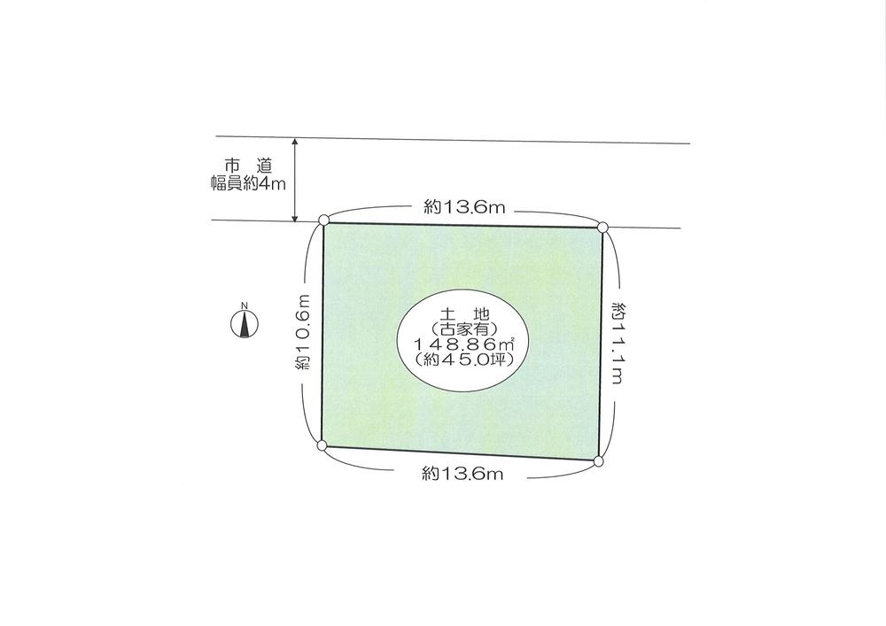 Compartment figure. Land price 35 million yen, Land area 148.86 sq m