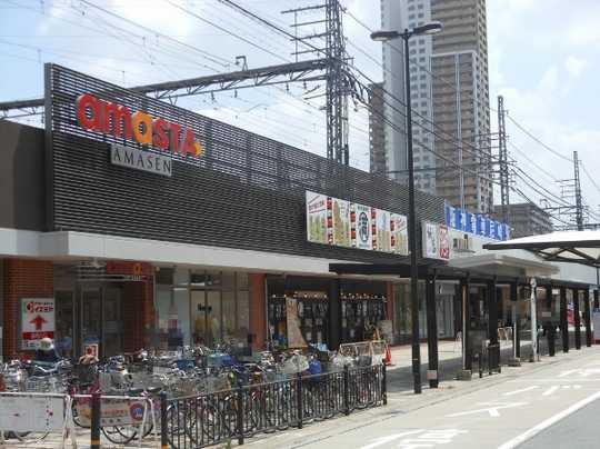 Local land photo. Hanshin Amagasaki Station south (about 150m) (2013 August 3, 2010)