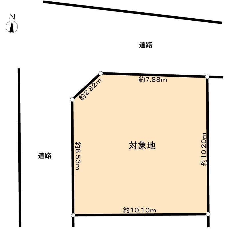 Compartment figure. Land price 31,800,000 yen, Land area 102.53 sq m