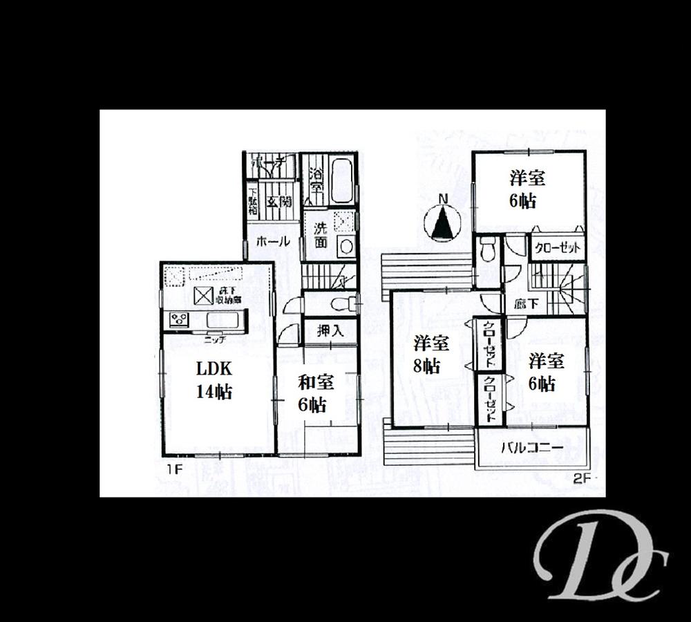 Floor plan. (No. 2 locations), Price 33,800,000 yen, 4LDK, Land area 100.16 sq m , Building area 95.58 sq m