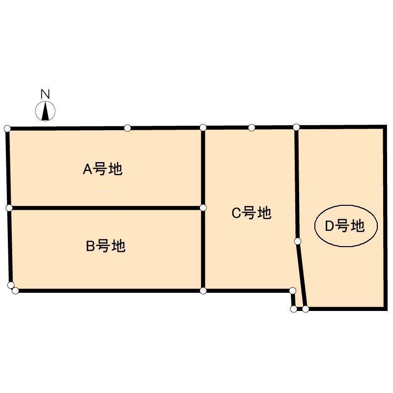 Compartment figure. Land price 66,800,000 yen, Land area 183.67 sq m