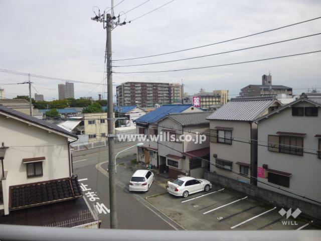View photos from the dwelling unit. The view from the balcony (south direction)