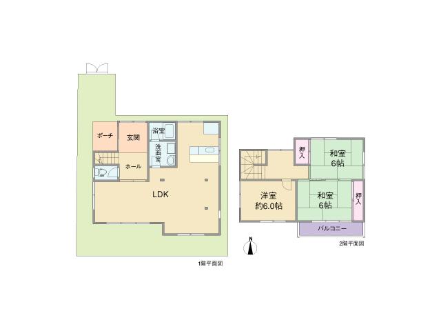 Floor plan. 19,800,000 yen, 3LDK, Land area 119.55 sq m , Building area 93.57 sq m floor plan