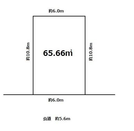 Compartment figure. Land price 17,900,000 yen, Land area 65.66 sq m