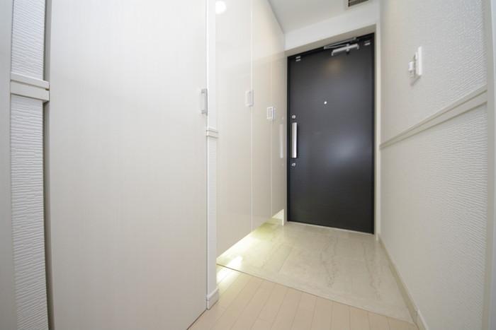 Entrance. Entrance storage is abundant, Indirect lighting of the storage under are the light of the fashionable!