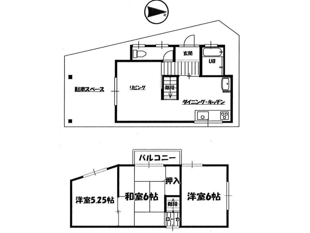 Floor plan. 18.5 million yen, 5DK, Land area 58.03 sq m , Building area 52.06 sq m