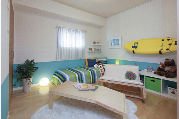 Interior.  [Western style room] Bright Western-style is perfect for children's room to nurture big dreams (AL menu 1 type model room / Free of charge ・ Application deadline Yes)