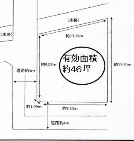 Compartment figure. Land price 31,800,000 yen, Land area 160.03 sq m