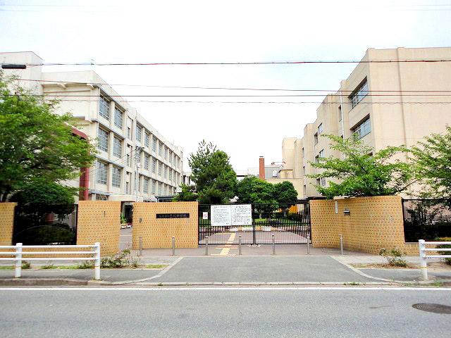 Junior high school. 1600m until the Amagasaki Municipal Tachibana Junior High School