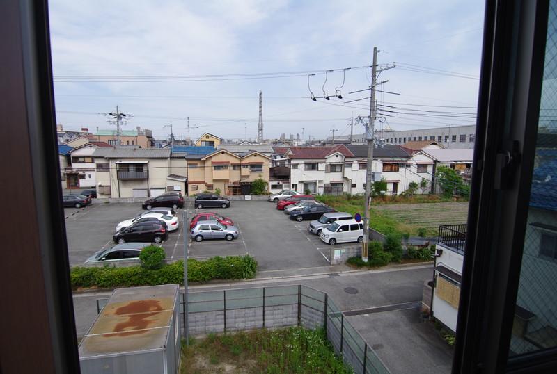 Balcony. View from the third floor room