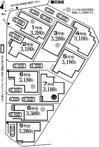 Compartment figure. 30,800,000 yen, 3LDK, Land area 83.36 sq m , Building area 86.26 sq m