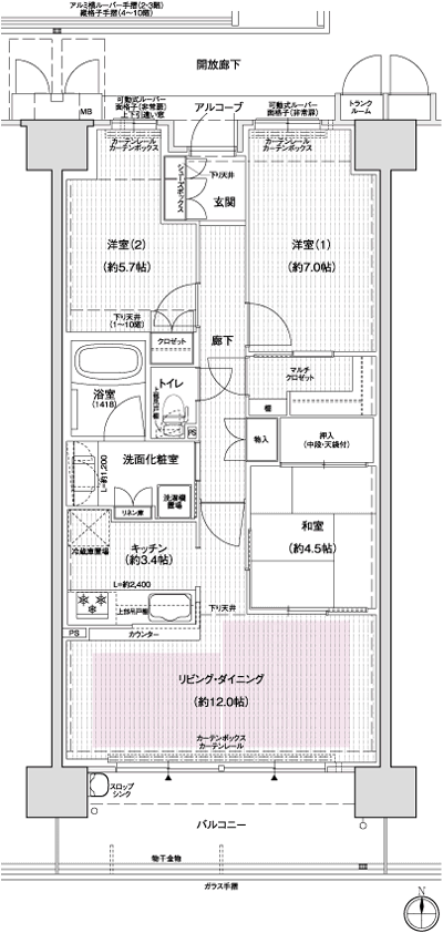 Floor: 3LDK, occupied area: 75.44 sq m, Price: 31,906,600 yen