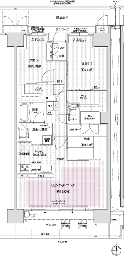 Floor: 3LDK, the area occupied: 79.1 sq m, Price: 32,201,200 yen
