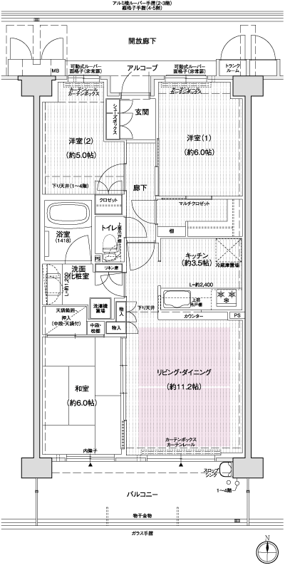 Floor: 3LDK, occupied area: 71.62 sq m, Price: 27,807,000 yen