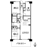 Floor: 3LDK, occupied area: 65.87 sq m, Price: 25,771,600 yen
