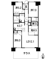 Floor: 4LDK, occupied area: 82.76 sq m, Price: 31,158,600 yen (tentative)