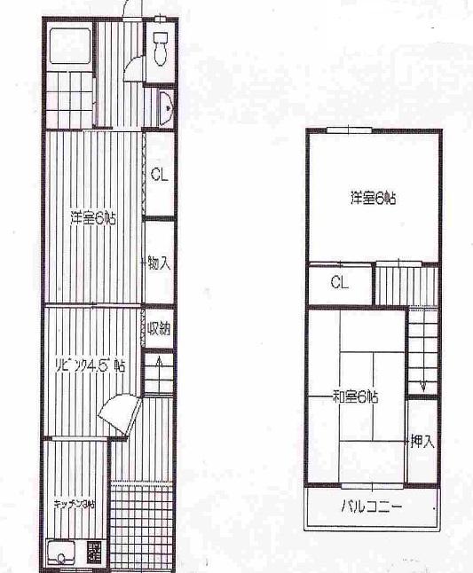 Floor plan. 4.98 million yen, 3DK, Land area 51.26 sq m , Building area 53.94 sq m