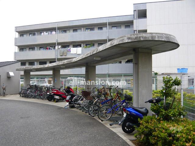 Other common areas. Covered bike yard and bike racks, such as monument