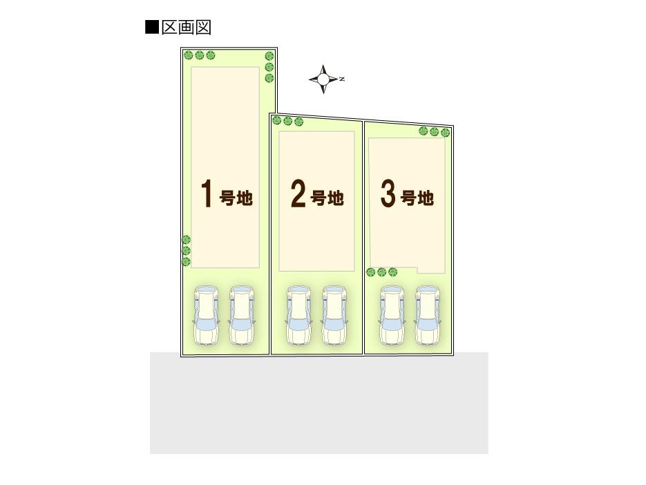 Compartment figure. 39,800,000 yen, 4LDK, Land area 102.69 sq m , Building area 101.73 sq m 1 issue areas Parallel parking two possible