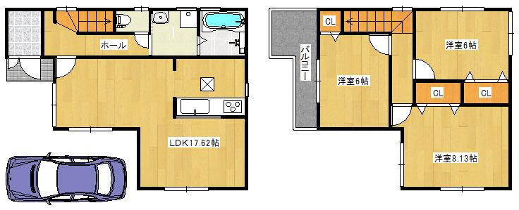 Floor plan. 30,800,000 yen, 4LDK, Land area 83.36 sq m , Building area 86.26 sq m ◆ Floor plan