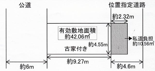 Compartment figure. Land price 4 million yen, Land area 52.62 sq m