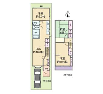 Floor plan. 19,800,000 yen, 3LDK, Land area 80.96 sq m , Building area 81 sq m