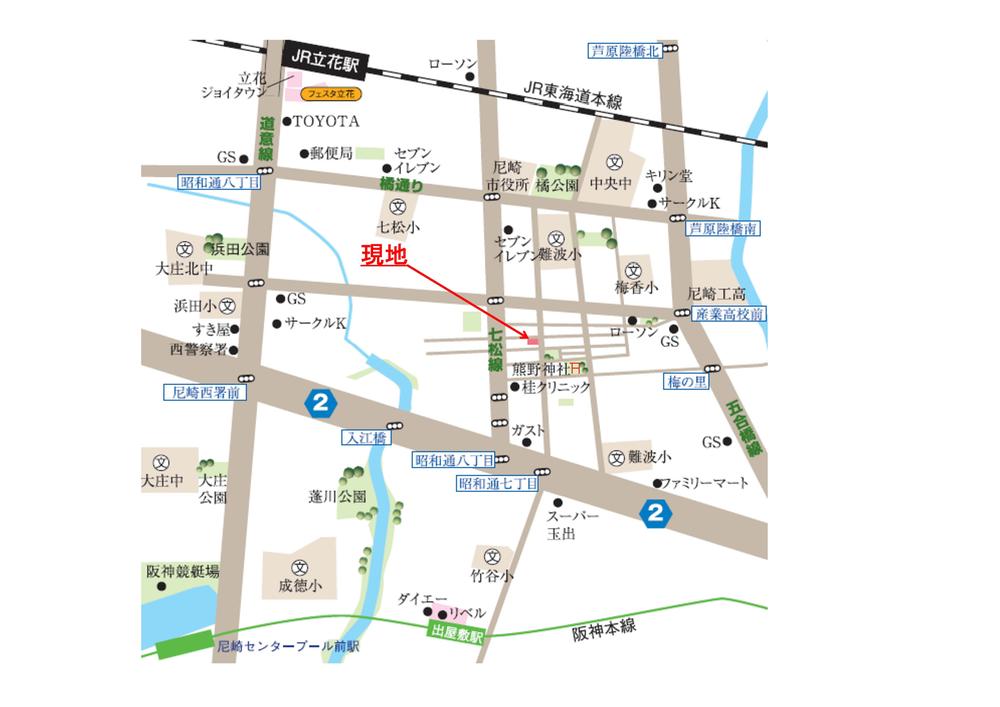 Local guide map