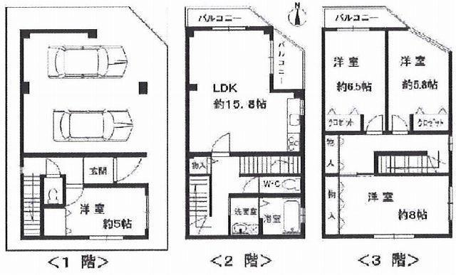 Floor plan. 26,800,000 yen, 4LDK, Land area 70.81 sq m , Building area 114.74 sq m