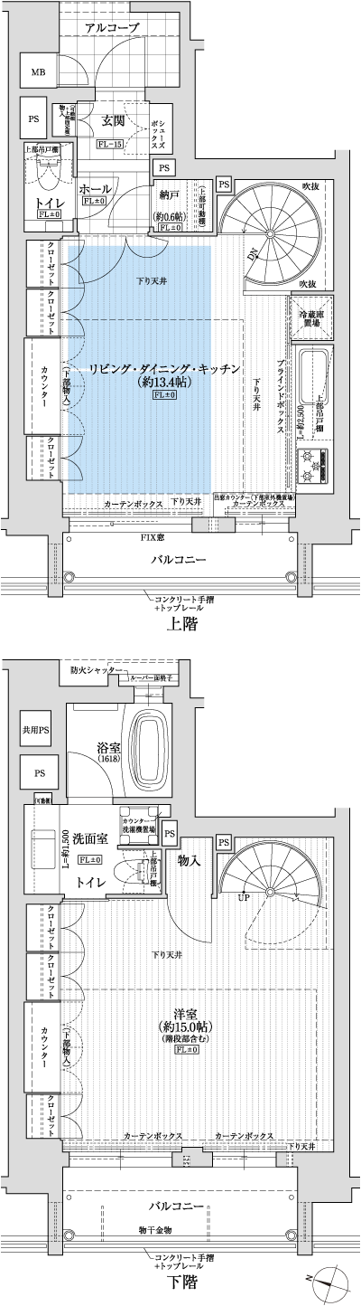 Floor: 1LDK, occupied area: 73.45 sq m, Price: 57.9 million yen