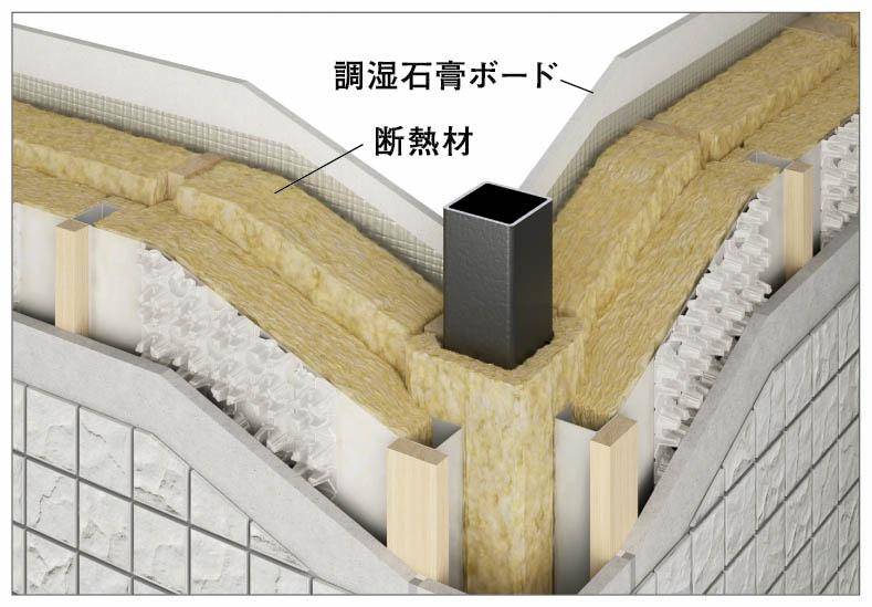 Cooling and heating ・ Air conditioning. Since the house a whole insulation that wraps around the entire house, Comfortable to spend it all year round. High thermal insulation ・ In energy conservation in airtight, Friendly is dwelling in the global environment in your family. 