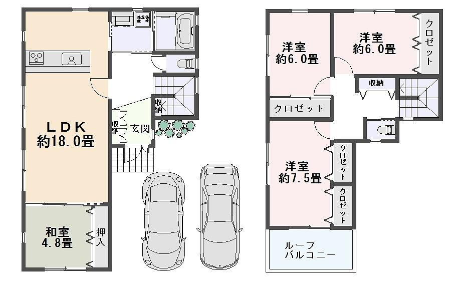 Other building plan example. Building plan example (A No. land) Building Price      Ten thousand yen, Building area 109.60 sq m