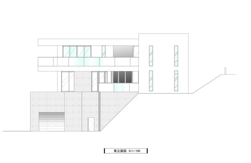 Other building plan example. Facing east ・ Elevation