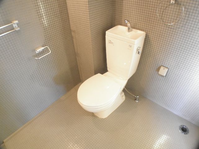 Toilet. Bathroom integrated toilet