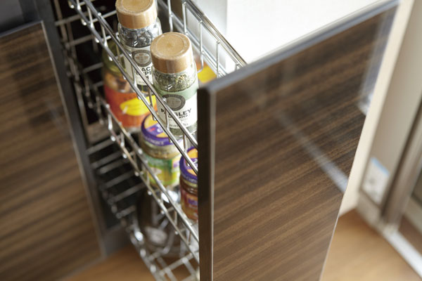 Kitchen.  [Spice rack] You can organize collectively seasoning, And out is easy to slide type (same specifications)