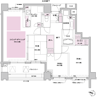 Floor: 3LDK, occupied area: 75.86 sq m, Price: TBD