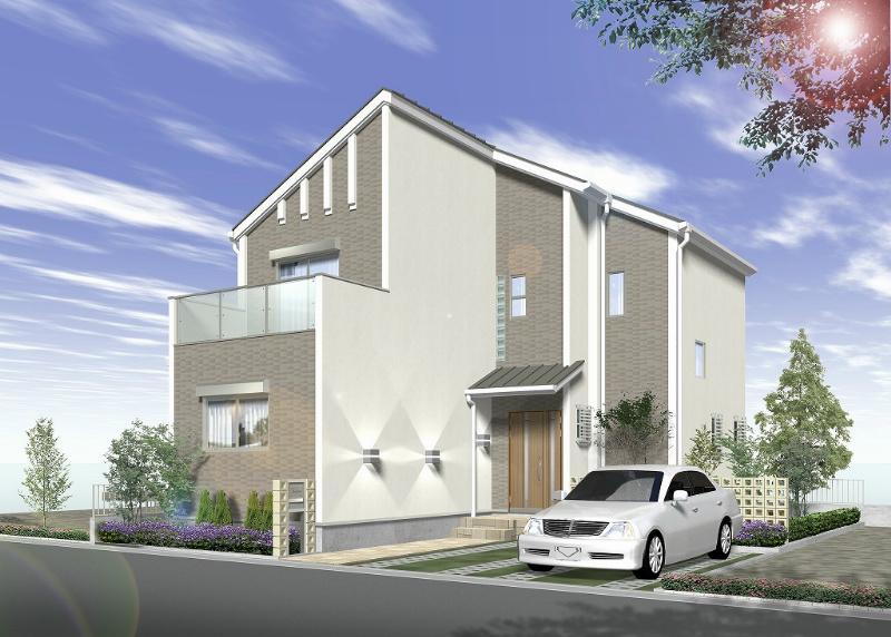 Building plan example (Perth ・ appearance). Building complete image