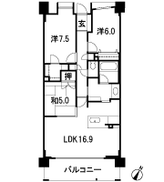 Floor: 3LDK, occupied area: 80.03 sq m, Price: 42,500,000 yen ・ 43,700,000 yen
