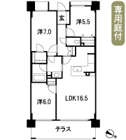 Floor: 3LDK, occupied area: 75.27 sq m, Price: 37.6 million yen