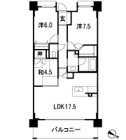 Floor: 3LDK, occupied area: 76.17 sq m, Price: 40,400,000 yen ・ 41,500,000 yen