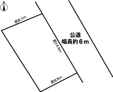 Compartment figure. Land price 62 million yen, Land area 134.52 sq m