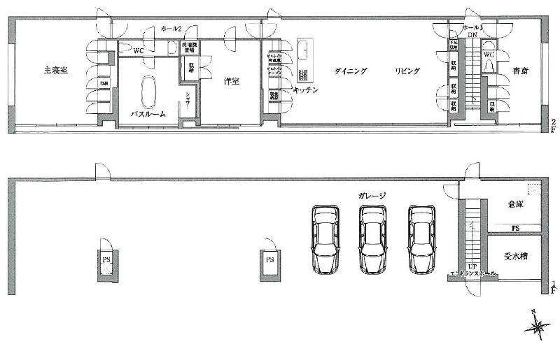 Floor plan. 180 million yen, 2LDK + S (storeroom), Land area 3,305 sq m , Building area 190.4 sq m