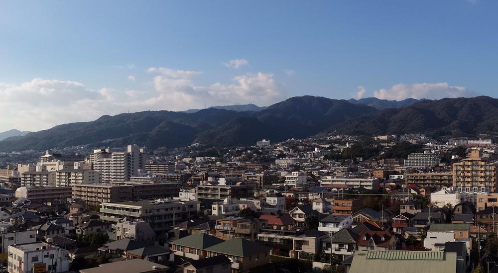 View photos from the dwelling unit. I tried to shoot the mountain side from the front of the entrance.