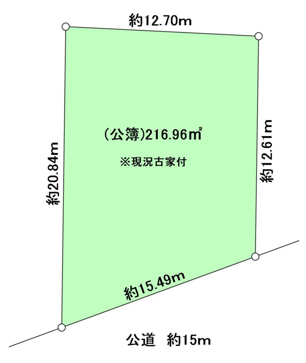 Compartment figure. Land price 69 million yen, Land area 216.96 sq m