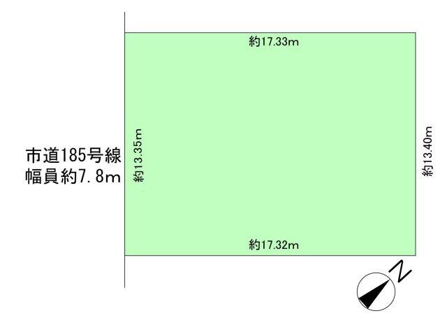 Compartment figure. Land price 69,800,000 yen, Land area 231.31 sq m