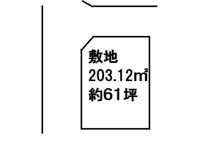 Compartment figure. Land price 18,430,000 yen, Land area 203.12 sq m