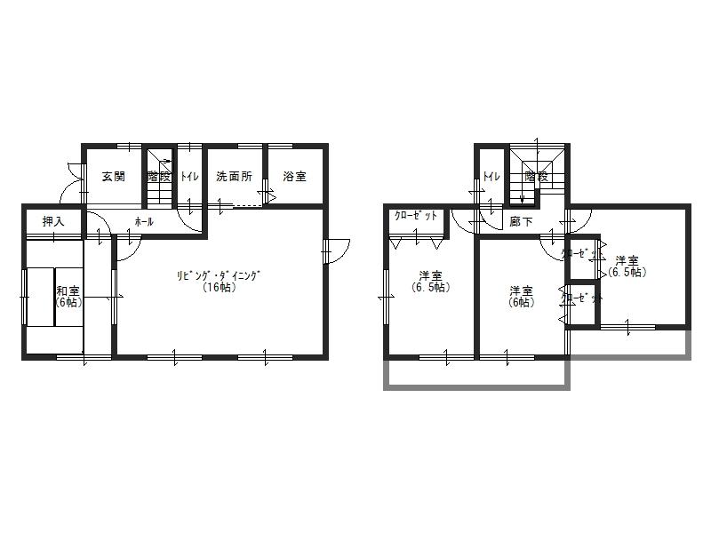 Floor plan. 21,800,000 yen, 4LDK, Land area 121.86 sq m , Building area 95.58 sq m