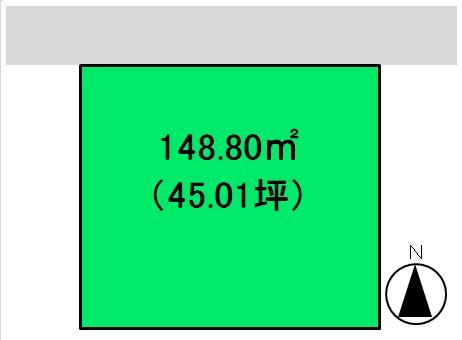 Compartment figure. Land price 14,850,000 yen, Land area 148.8 sq m