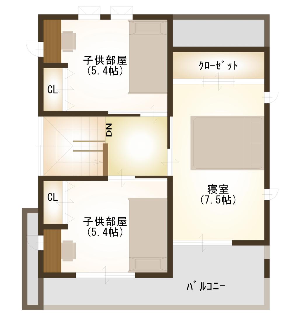 Building plan example (Perth ・ Introspection). Building plan example (F No. land) Building price 28.5 million yen, 2F building area 41.41 sq m