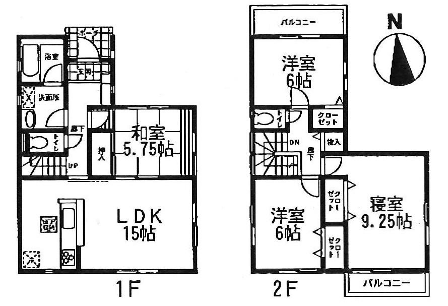 Floor plan. (Toffoli fifth), Price 18,800,000 yen, 4LDK, Land area 162.51 sq m , Building area 96.38 sq m